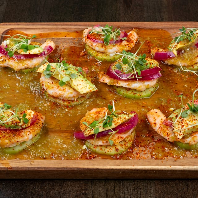 Shrimp Aguachile.