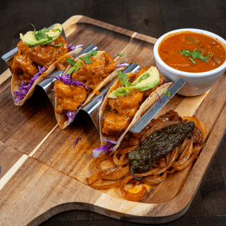 Blue Eye Shrimp Tacos