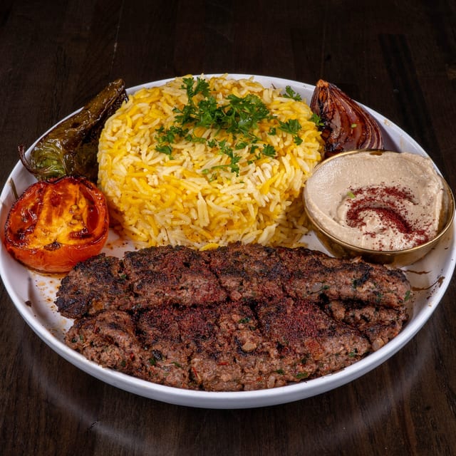 Kafta Sheesh Kabob.