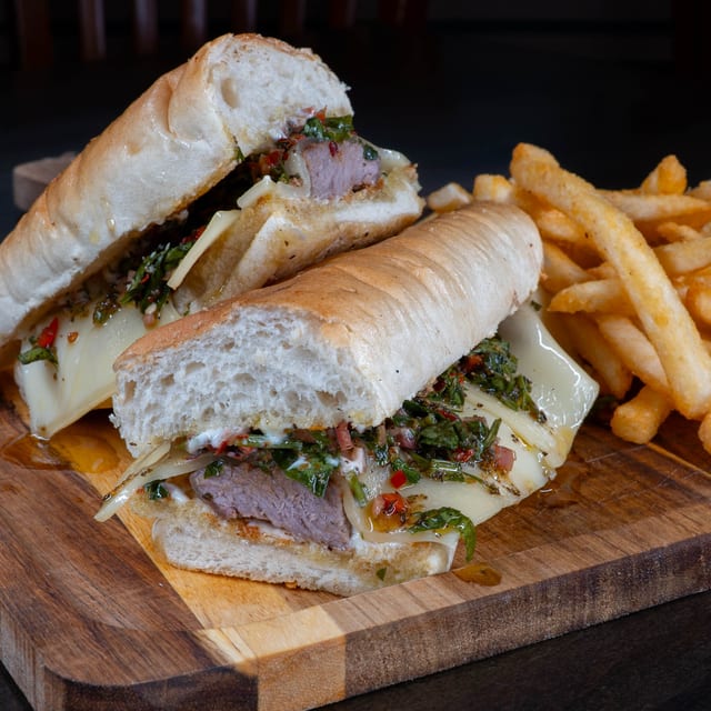 The Steak Hoagie.