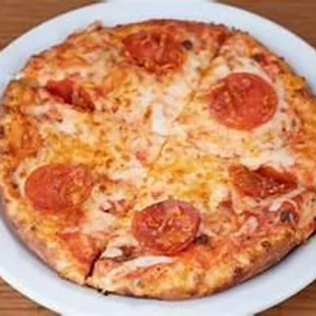 10 Inch One Topping Pizza.