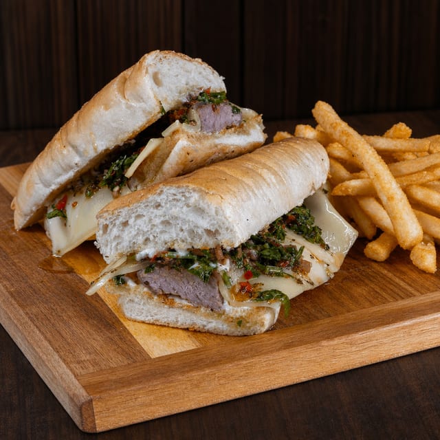 The Steak Hoagie.