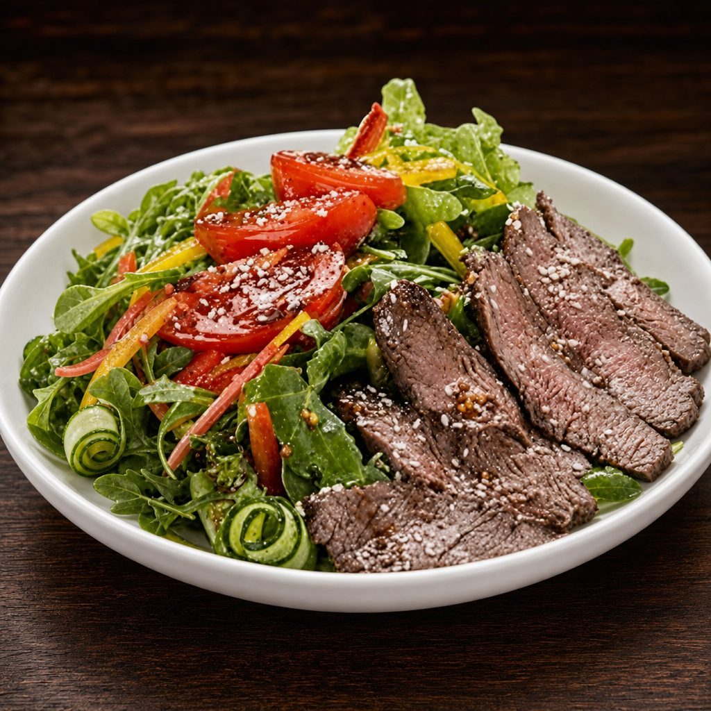 Ribeye Steak Salad.