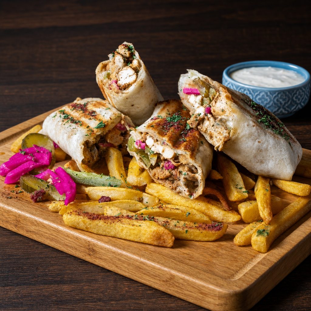 Chicken Shawarma Sandwich.