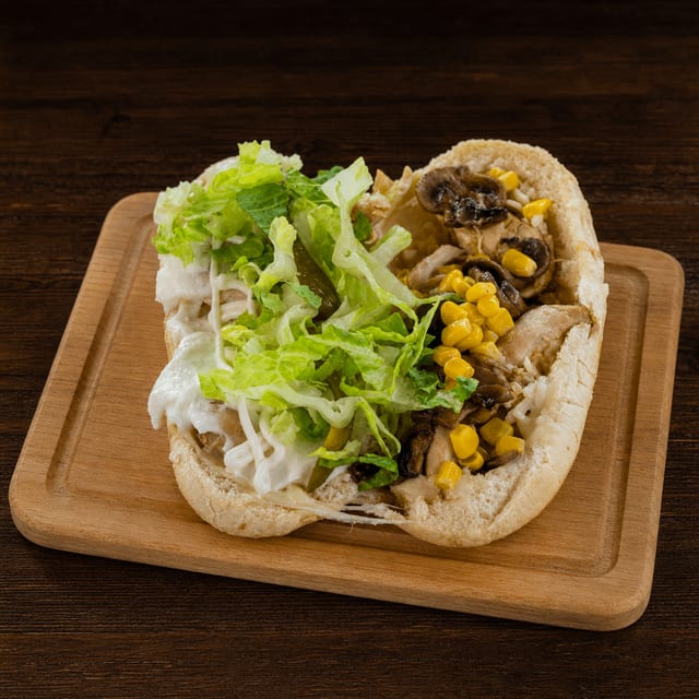 Blue Eye Chicken Sandwich.