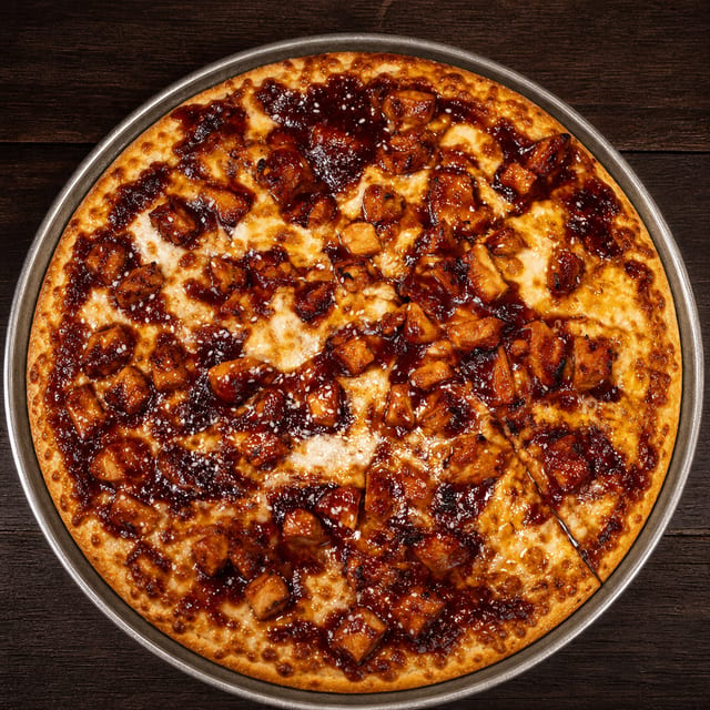 BBQ Chicken Pizza.