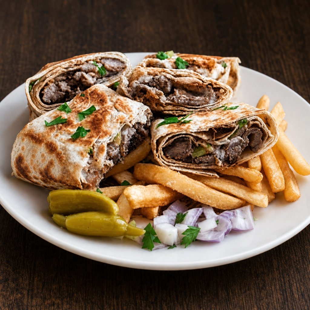Beef Shawarma Sandwich.