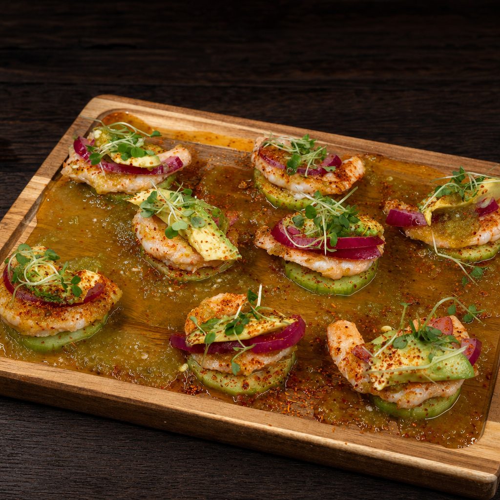 Shrimp Aguachile.