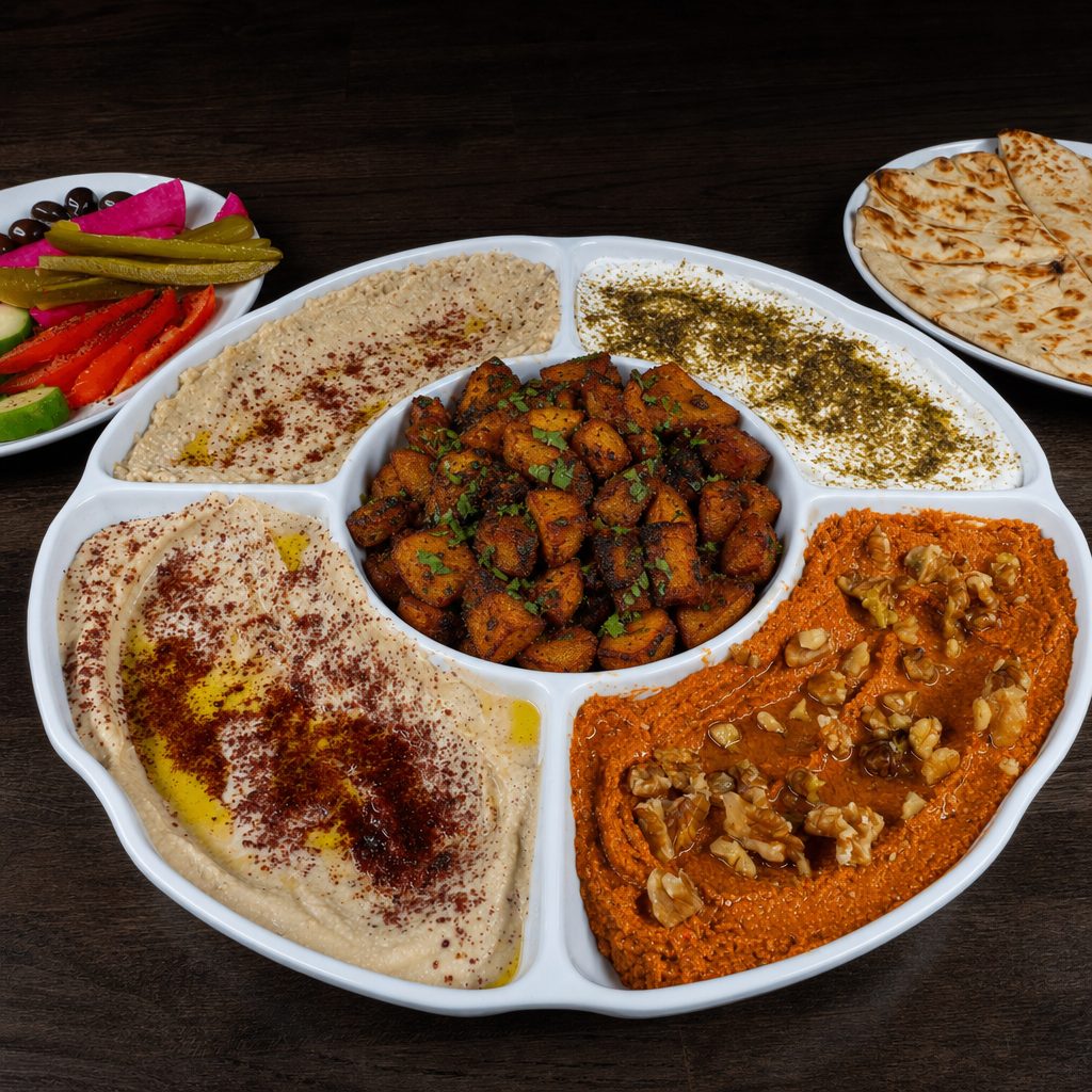 Lebanese Mezze Royale.