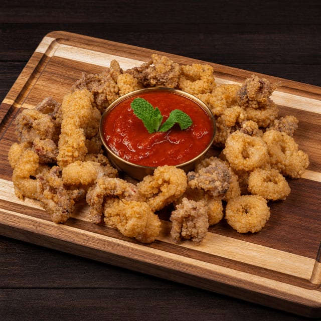 Crisp Calamari Fritti.