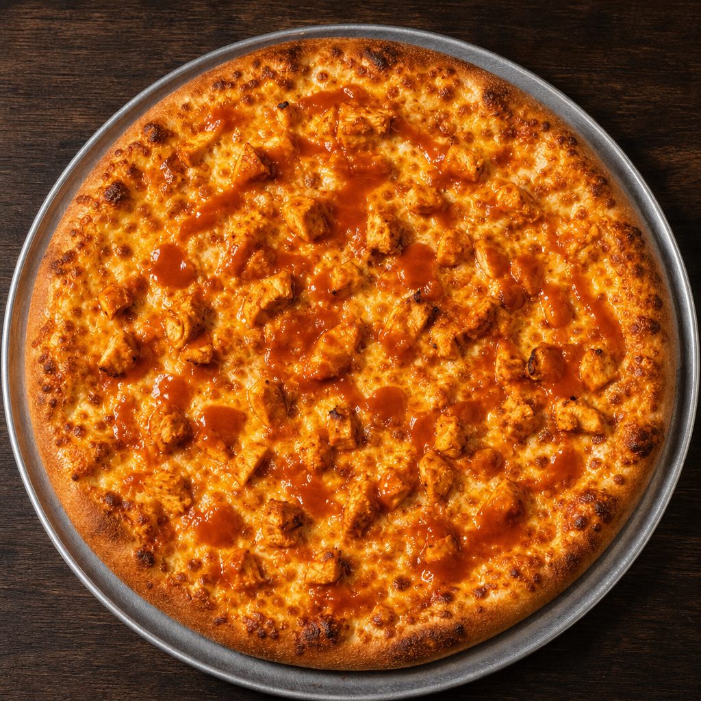 Buffalo Chicken Pizza.