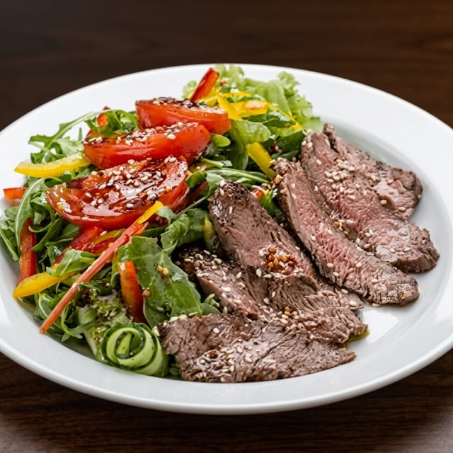 Ribeye Steak Salad.
