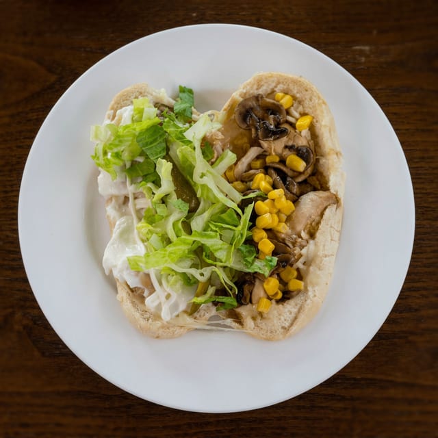 Blue Eye Chicken Sandwich.