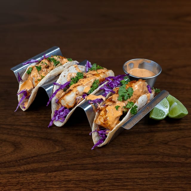 Blue Eye Grilled Fish Tacos.