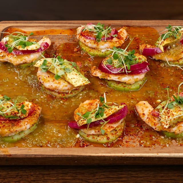 Shrimp Aguachile.